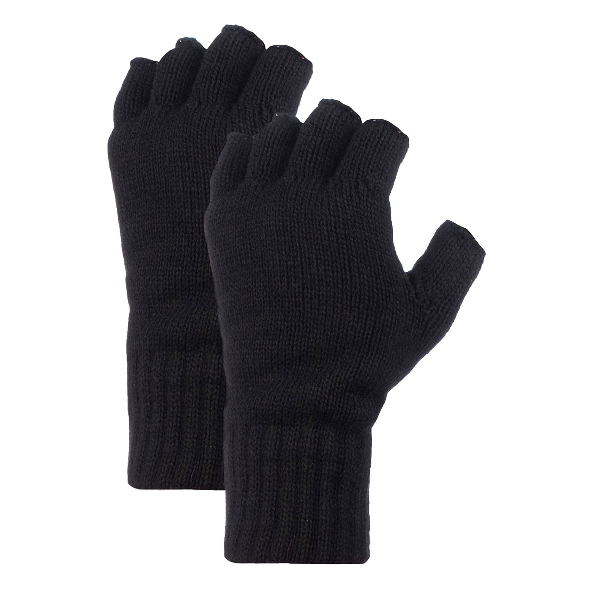 medizinische fingerlose handschuhe Fingerlose Herrenhandschuhe mit Thermofleecefutter – 2er-Pack – Sock Snob