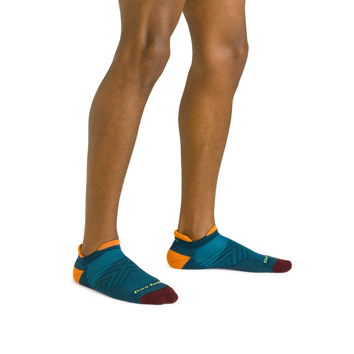 Mens Merino Wool Run No Show Tab Ultra Lightweight Anti Blister Running Socks