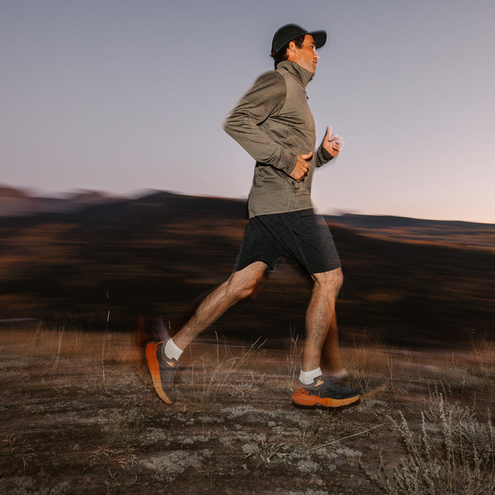 Mens Merino Wool Quarter Ultra-Lightweight Anti Blister Running Socks