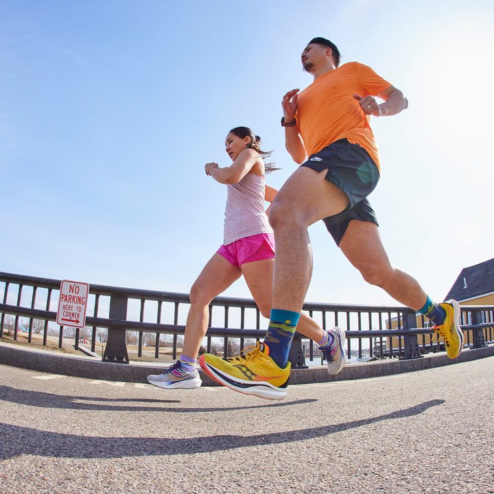 Ladies Quarter No Cushion Ultra-Lightweight Running Merino Socks