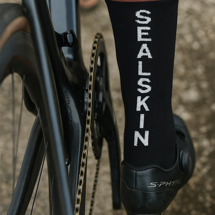Single Layer Mid Length Cycling Socks for Men and Women