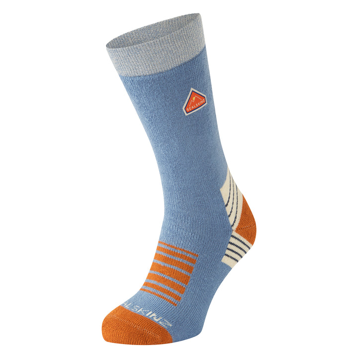Single Layer Bamboo Mid Length Plain Hiking Socks for Men and Women