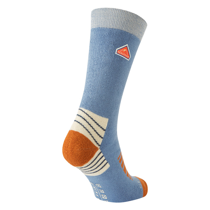 Single Layer Bamboo Mid Length Plain Hiking Socks for Men and Women