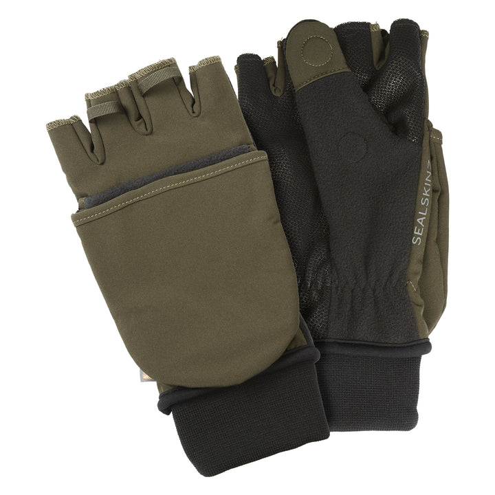 Windproof Cold Weather Convertible Mittens for Men and Women