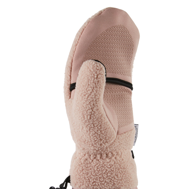 Windproof Sherpa Fleece Convertible Mitten for Men and Women