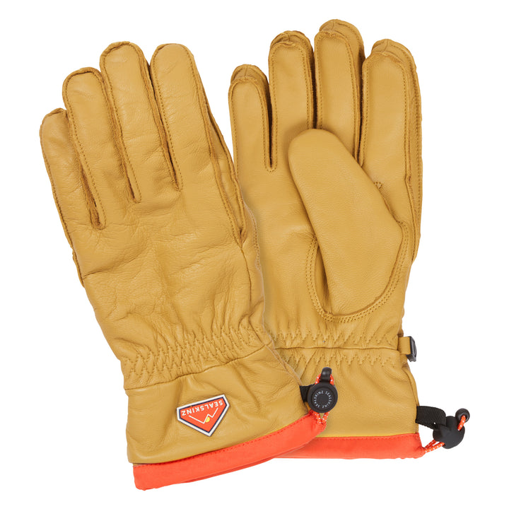 Waterproof Leather Hiking Gloves with Fusion Control for Men and Women
