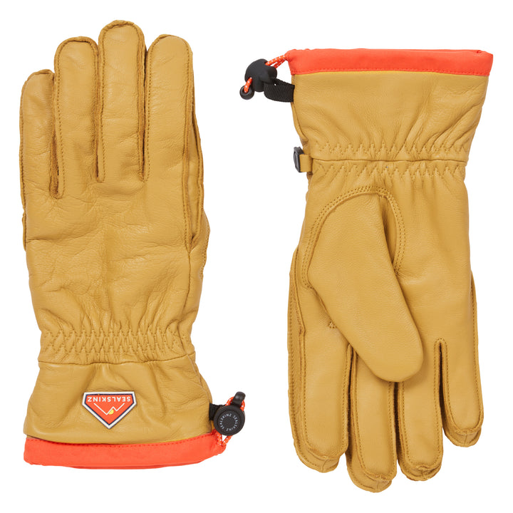 Waterproof Leather Hiking Gloves with Fusion Control for Men and Women