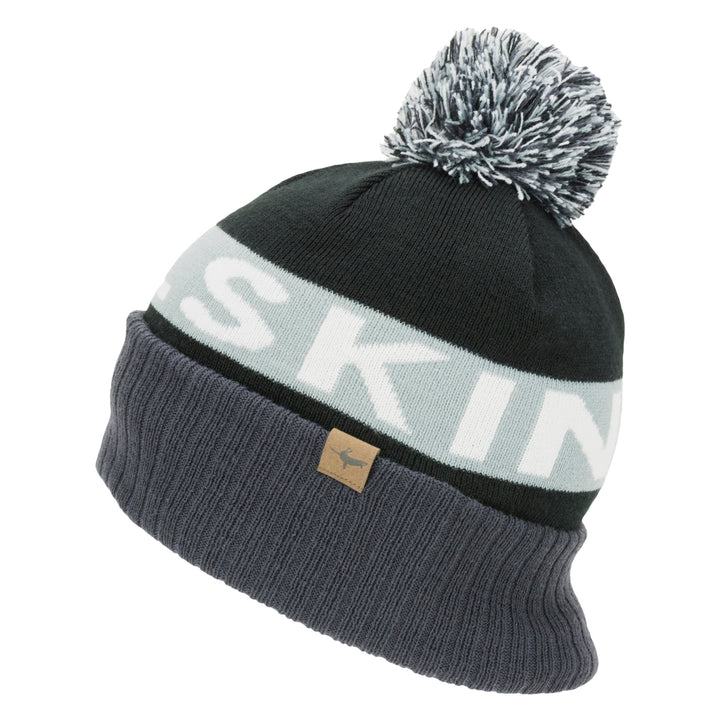 Water Repellent Cold Weather Bobble Hat for Men and Women