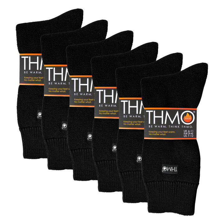Chaussettes thermiques épaisses d'hiver pour hommes avec orteils sans couture (options multipack)