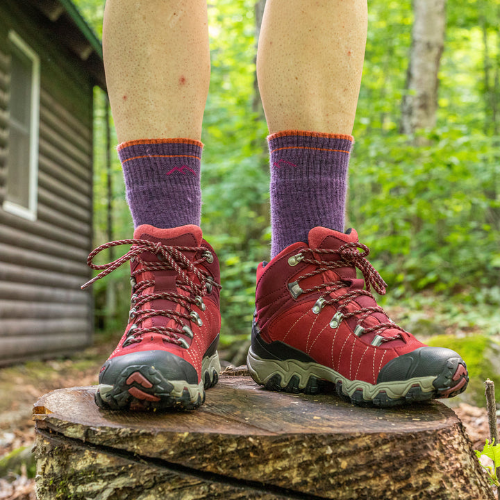 Ladies Boot Midweight Seamless Hiking Merino Wool Socks