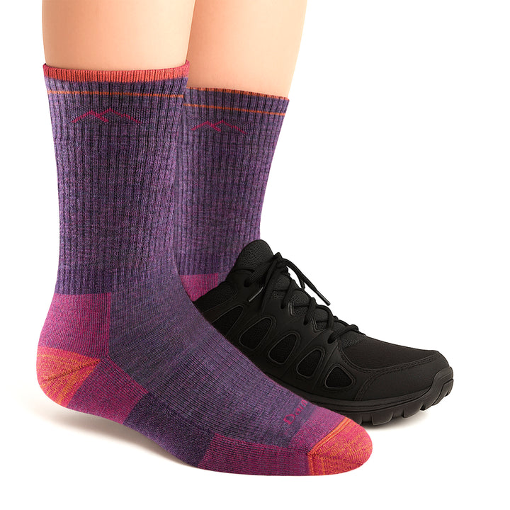 Ladies Boot Midweight Seamless Hiking Merino Wool Socks