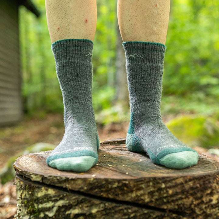 Ladies Boot Midweight Seamless Hiking Merino Wool Socks