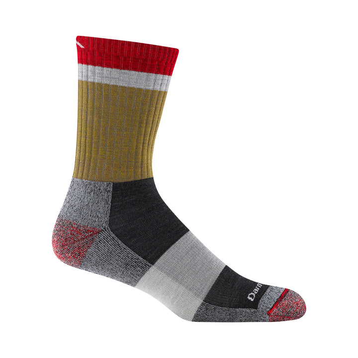 Mens Merino Wool Micro Crew Lightweight Seamless Hiking Socks