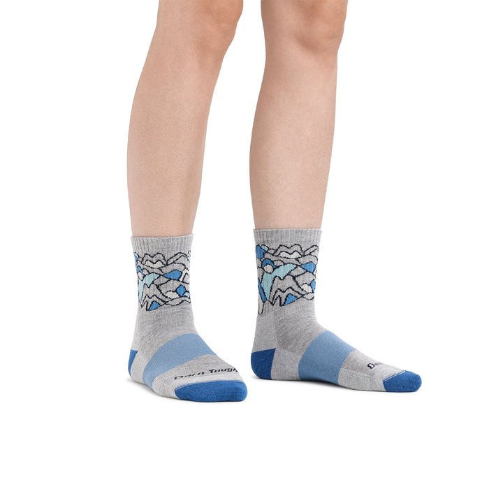 Ladies Coolmax Micro Crew Breathable Seamless Hiking Socks