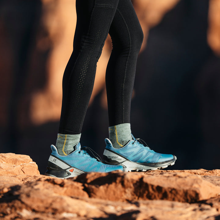 Ladies Ankle Midweight Hiking Seamless Merino Socks