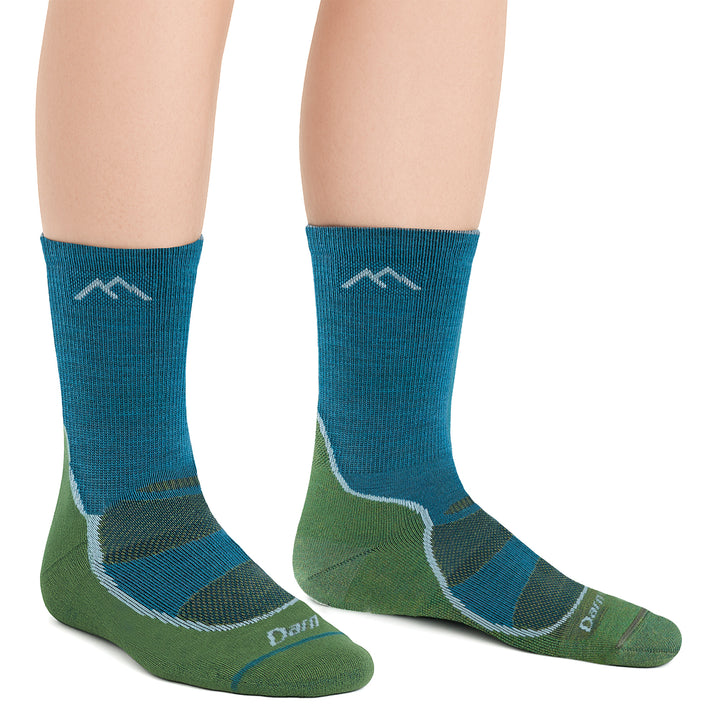 Ladies Micro Crew Lightweight Hiking Merino Socks