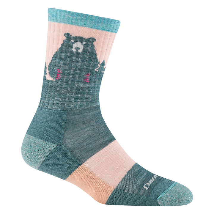 Ladies Novelty Bear Patterned Hiking Merino Socks