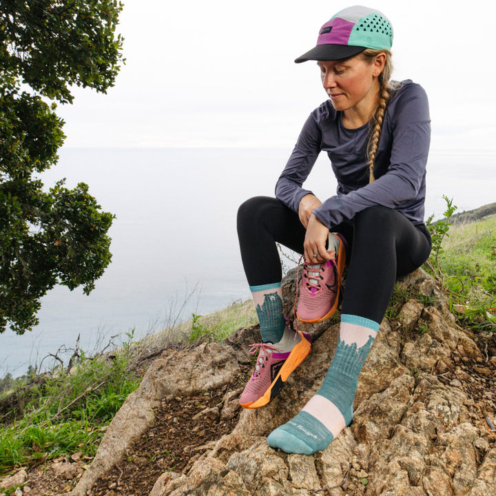Ladies Novelty Bear Patterned Hiking Merino Socks