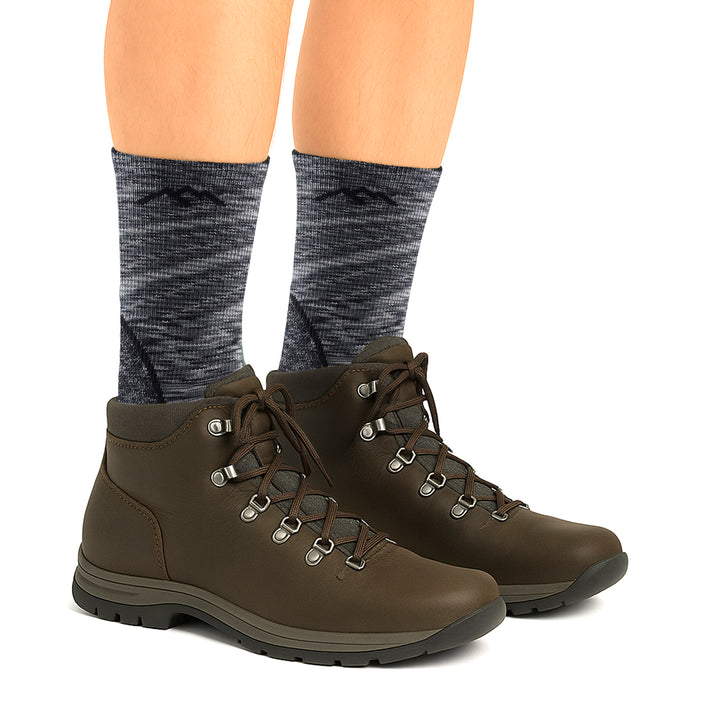 Mens Merino Wool Crew Lightweight Anti Blister Hiking Socks