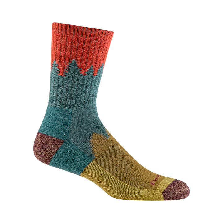 Mens Merino Wool Crew Midweight Seamless Hiking Socks