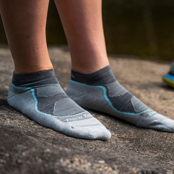 Ladies Light Hiker No Show Lightweight Hiking Merino Socks