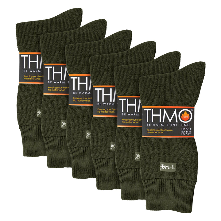 Chaussettes thermiques épaisses d'hiver pour hommes avec orteils sans couture (options multipack)