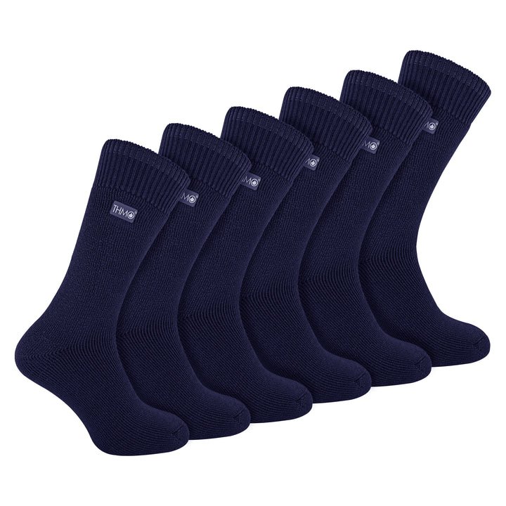 Chaussettes thermiques épaisses d'hiver pour hommes avec orteils sans couture (options multipack)