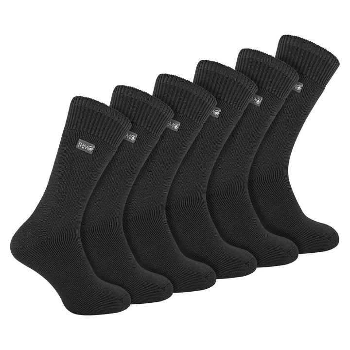 Chaussettes thermiques épaisses d'hiver pour hommes avec orteils sans couture (options multipack)