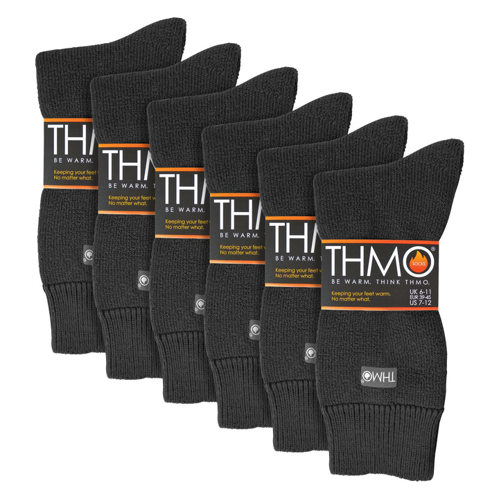 Chaussettes thermiques épaisses d'hiver pour hommes avec orteils sans couture (options multipack)