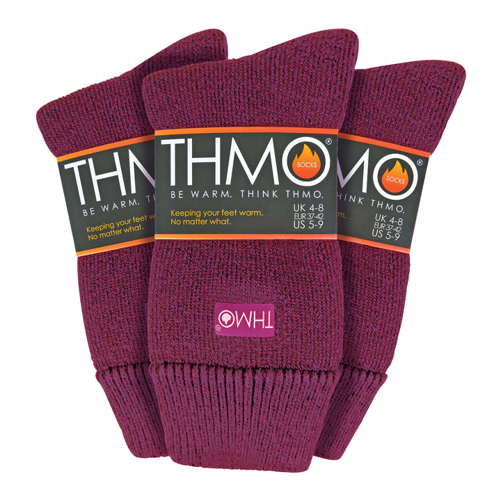 THMO Women's Thermal Socks - Thick Winter Warm Soft Top Socks For Cold Feet