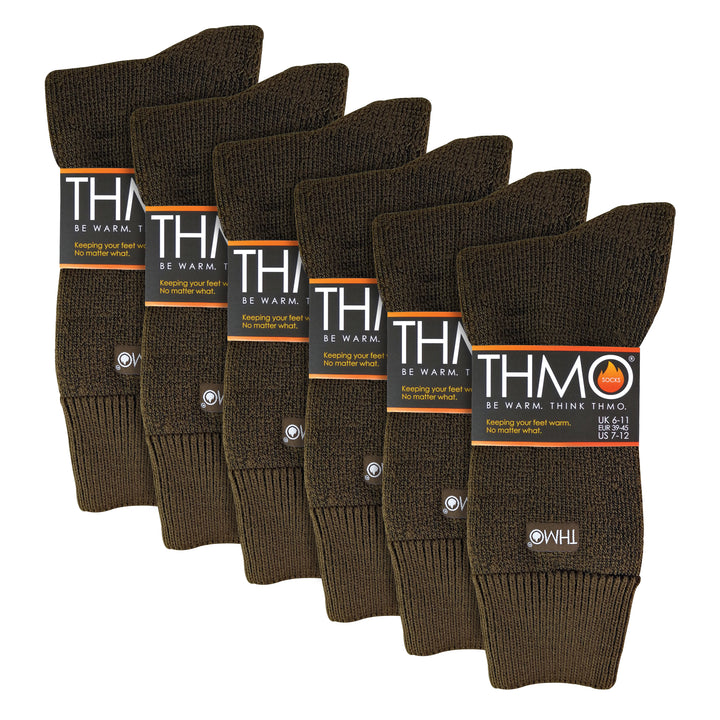 Chaussettes thermiques épaisses d'hiver pour hommes avec orteils sans couture (options multipack)