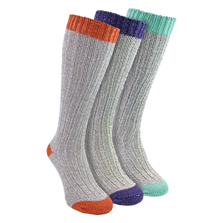 3 Pairs Extra Long Warm Wool Ladies Socks