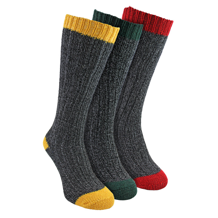 3 Pairs Extra Long Warm Wool Ladies Socks