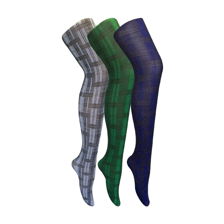 3 Paires Multipack Ladies 80 Denier Tights | Soft Patterned Tights
