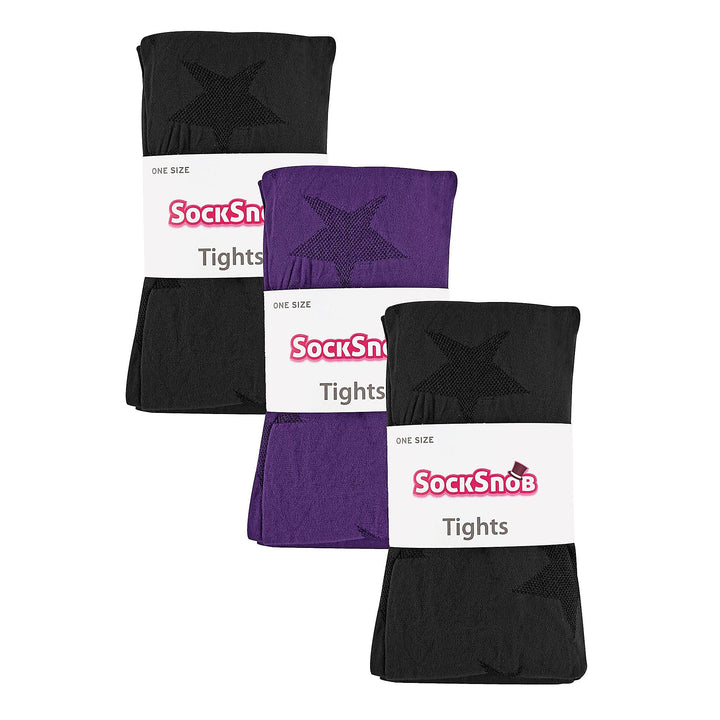3 Paires Multipack Ladies 80 Denier Tights | Soft Patterned Tights