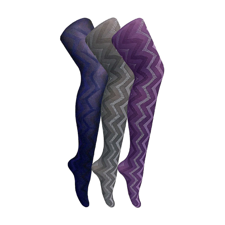 3 Paires Multipack Ladies 80 Denier Tights | Soft Patterned Tights