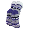 4-8 UK / Purple Stripe