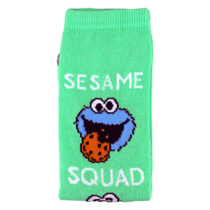 Chaussettes fantaisie en coton pour femmes - Motif Rue Sésame - Chaussettes amusantes et confortables