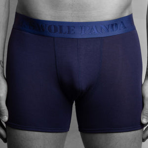 Bambus-Boxershorts – Marineblau