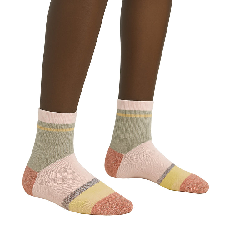 Ladies Merino Wool Ankle Heavyweight Cushioned Colourful Socks