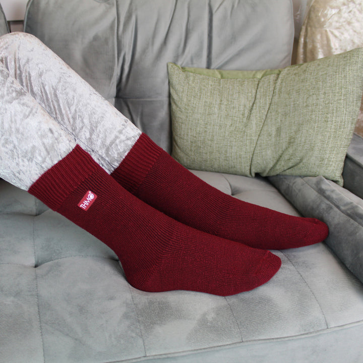 3 Pairs Kids Thermal Socks | Ribbed Soft Top Fleece Fluffy Inner Warm Socks