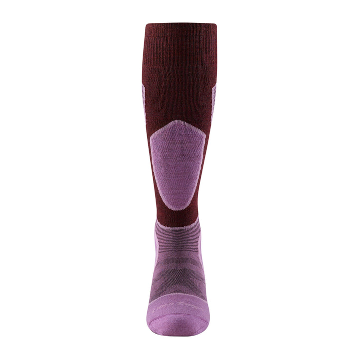 Ladies Over-the-Calf Lightweight Ski Snowboard Merino Cushioned Socks