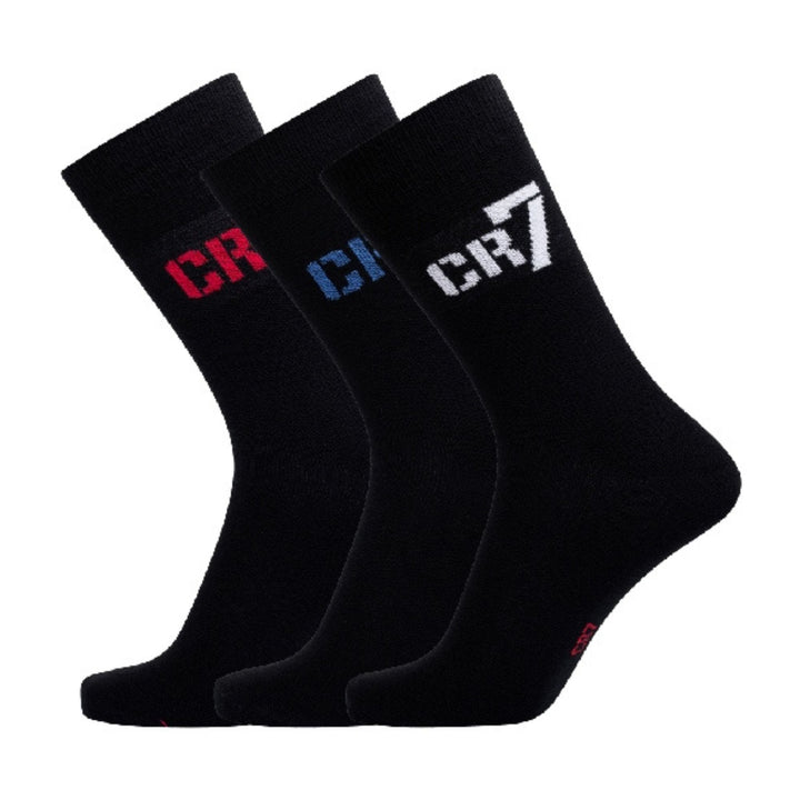 3 Pack Kids Cotton Fashion Crew Socks by Cristiano Ronaldo