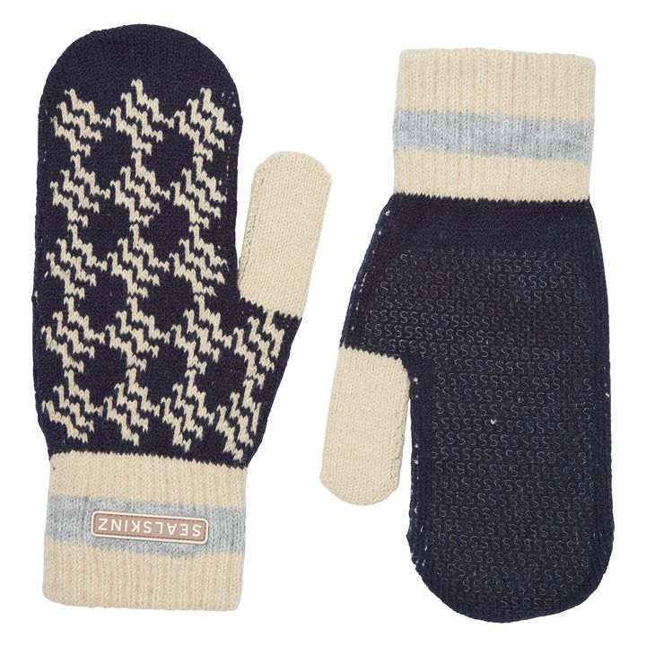 Waterproof Bobble Hat with Knitted Mitten For Men and Women