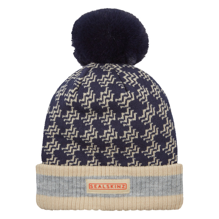 Waterproof Bobble Hat with Knitted Mitten For Men and Women