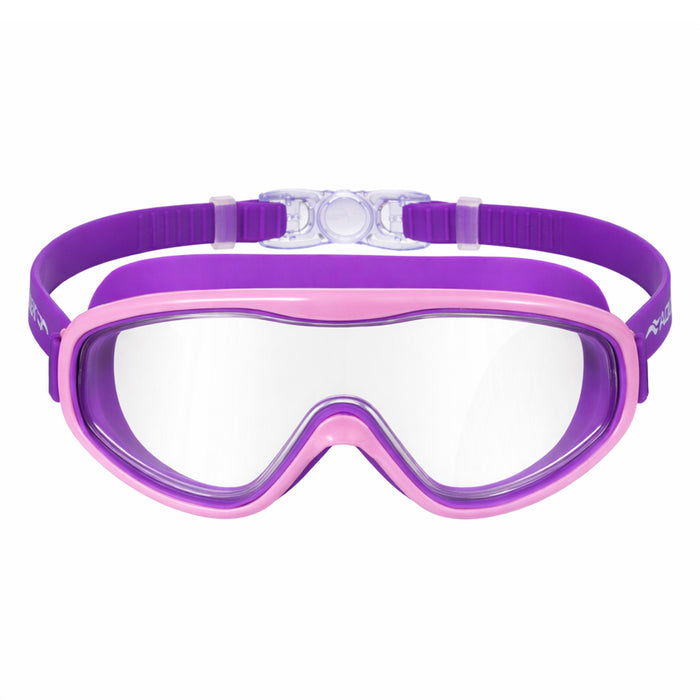 Boys & Girls Anti Fog Adjustable Swim Mask for Age 5-9 with Panoramic View