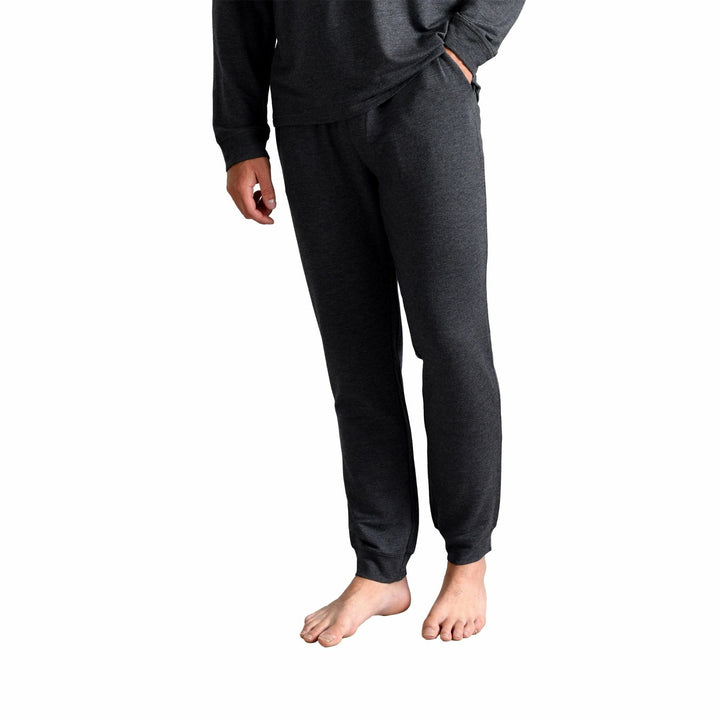 Herren Luxus Pyjamahose Loungewear Jogginghose