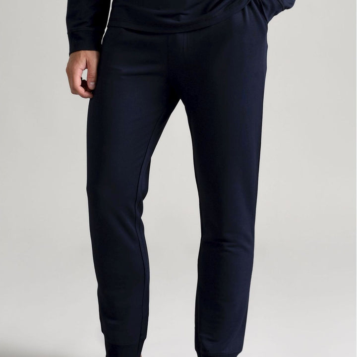 Herren Luxus Pyjamahose Loungewear Jogginghose