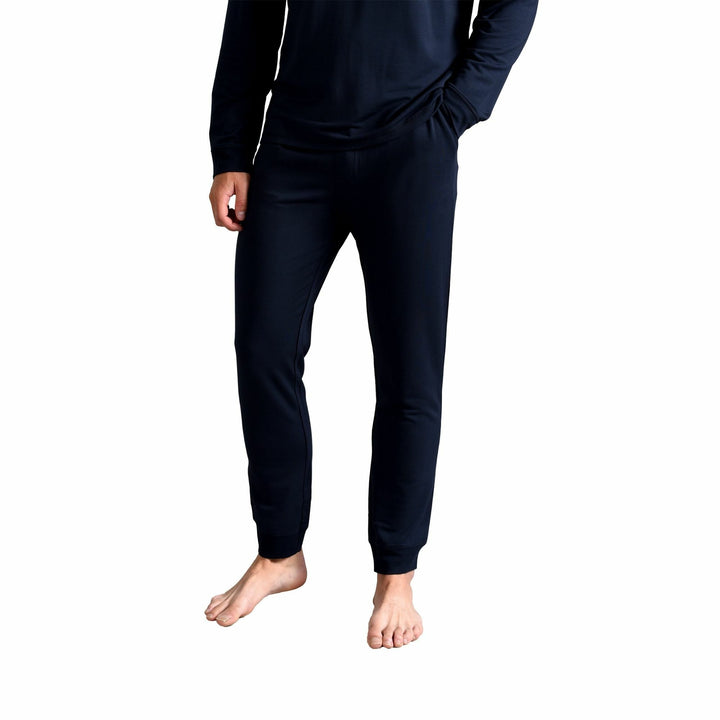 Herren Luxus Pyjamahose Loungewear Jogginghose