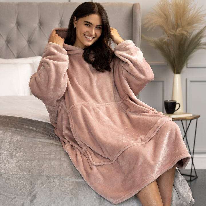 Mega Soul Warming Soft Fleece Oversized Snoodie Hoodie for Winter